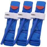 Cozii 3Pcs One-Hand Emergency Outdoor Tourniquets Blue