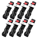 Cozii 8Pcs One-Hand Emergency Outdoor Tourniquets Black