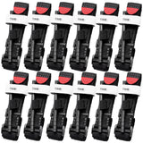 Cozii 12Pcs One-Hand Emergency Outdoor Tourniquets Black