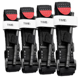 Cozii 4Pcs One-Hand Emergency Outdoor Tourniquets Black